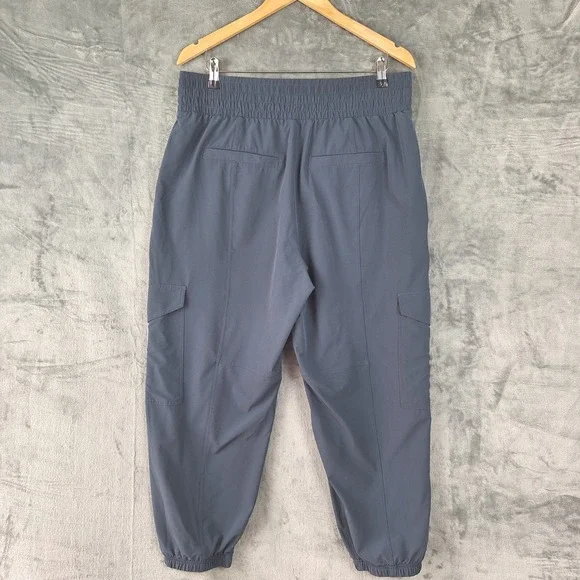 Spanx Pants Womens XL Petite Blue Out Of Office Cargo Jogger Athletic Athleisure - Picture 9 of 10